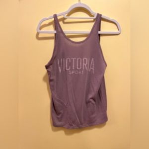 Victoria's Secret Tops Victorias Secret Sport Purple Muscle Tank Top